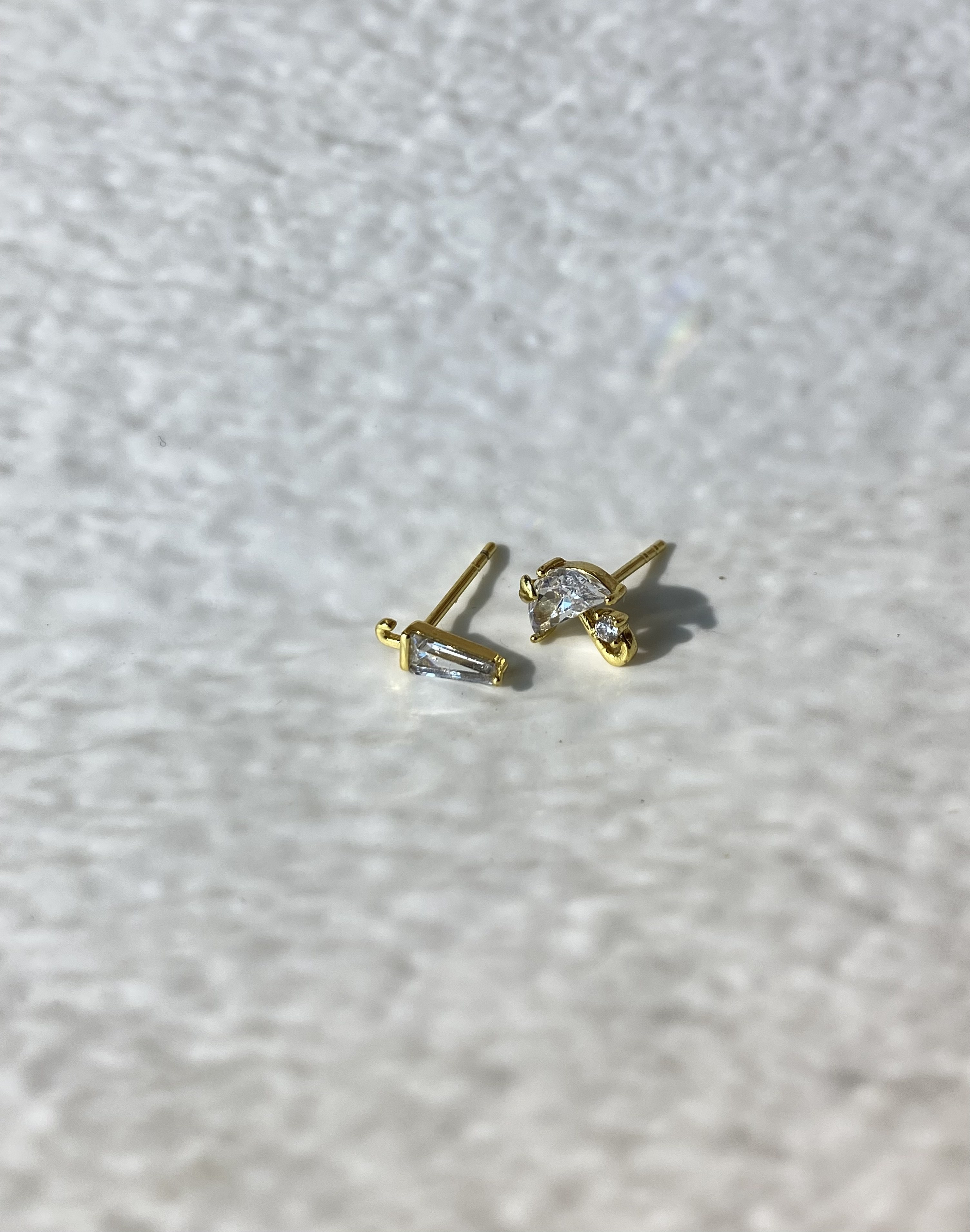 14k Gold plated Umbrella Stud Earrings